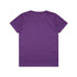 A purple youth tee with a simple design and no visible branding on the back.