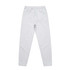 Light grey track pants with an elastic waistband and logo detail, featuring a slim fit style.