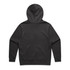 A black hoodie with a classic design and a hood. It features long sleeves and ribbed cuffs.
