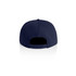 A navy cap featuring a snapback closure and a simple design. The back view highlights its solid colour and stitching.