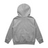 A grey hoodie with a hood and long sleeves, featuring a simple design and no visible branding.