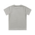 A kids' classic tee in a light grey colour, featuring short sleeves and a plain back. It has a logo on the label.
