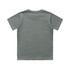 A grey kids' classic t-shirt with a simple, unembellished back design and short sleeves.