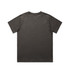 A dark grey t-shirt with a classic cut, featuring a plain back. It includes a logo or branding.