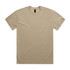 A heavy faded tee in a light beige colour, featuring short sleeves and a crew neck design. It has a logo.