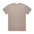 A heavy faded tee in a muted beige colour. The back has a plain design with a logo.