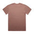 A brown faded T-shirt featuring a plain design and no visible logos on the back.