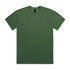 A lightweight green t-shirt with a classic crew neck and short sleeves. It features a logo on the label.