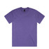 A purple heavy faded tee with a brand label on the inside neck. Suitable for casual wear.