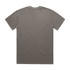A faded grey t-shirt with a simple design, featuring a standard crew neck and short sleeves.