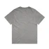 A grey stone wash heavy tee with a relaxed fit and short sleeves. The shirt features a logo on the back.