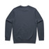 A dark grey jumper with long sleeves, featuring a classic crew neck design and no visible branding. A dark grey jumper with long sleeves, featuring a classic crew neck design and no visible branding.