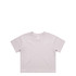 A light grey short-sleeve t-shirt with a round neckline and a simple design. It has a brand logo on the label.