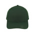 A green UFlex Classic 5 Panel Cap with a structured design and a logo on the side.