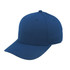 A blue UFlex Classic 5 Panel Cap featuring a structured design and a logo on the side.