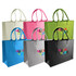 Avenue Felt Shopper bags in assorted colours, including pink, green, black, grey, and white, featuring branding.