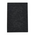 A black Falby Notebook with a textured cover, featuring a logo in the corner. Suitable for office and business use.