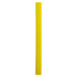 A yellow carpenter pencil with a smooth finish, featuring a logo.
