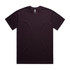 A black heavy tee, featuring a classic crew neck and short sleeves. The shirt has a simple design with a logo.