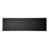 A black rectangular mat featuring a logo, suitable for various applications.
