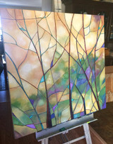 "STAINED VI" Acrylic Painting (SOLD)