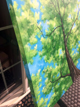 "SUMMER CANOPY"  ACRYLIC PAINTING (SOLD)