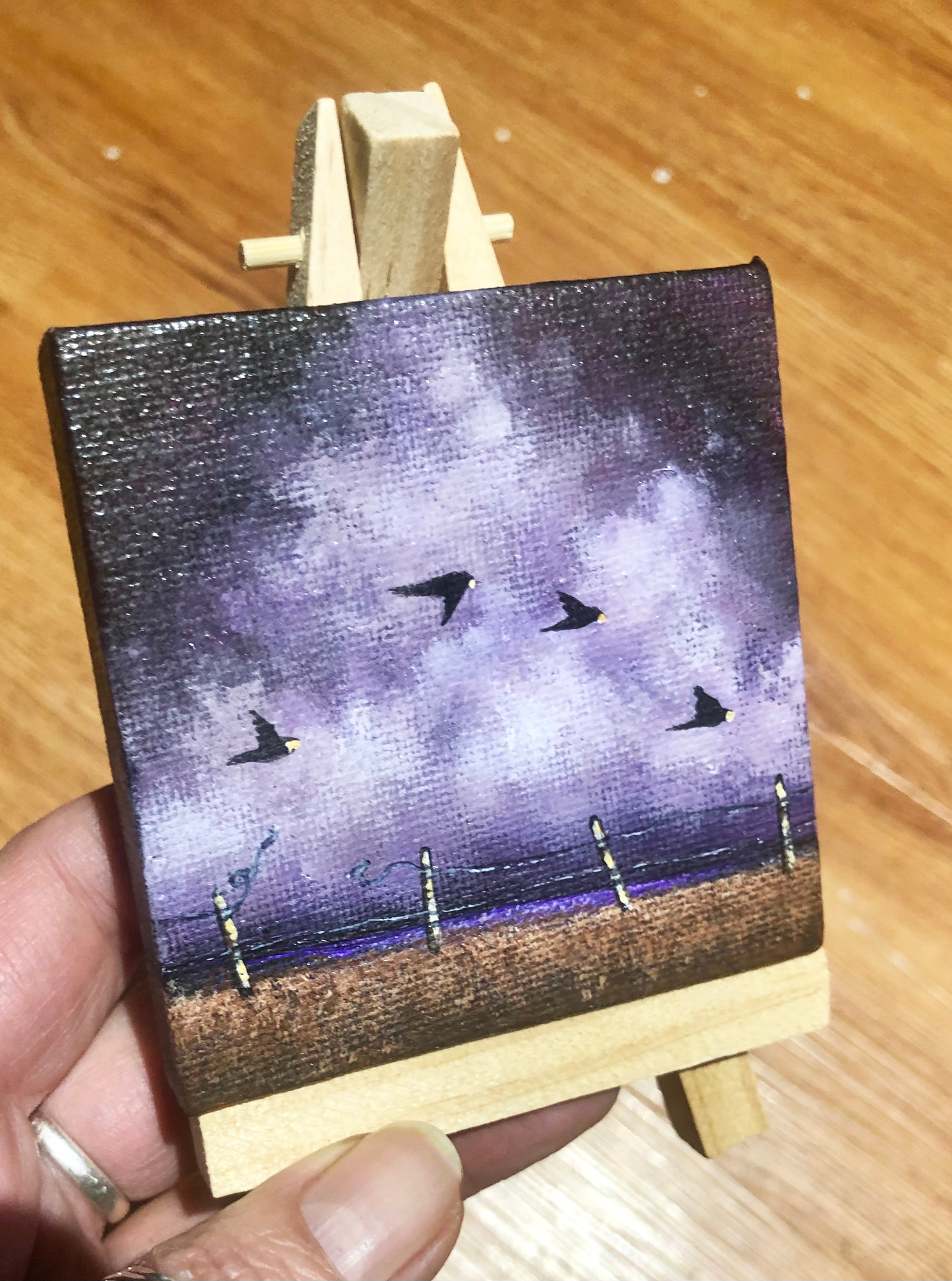 Just painted this cute mini canvas : r/painting