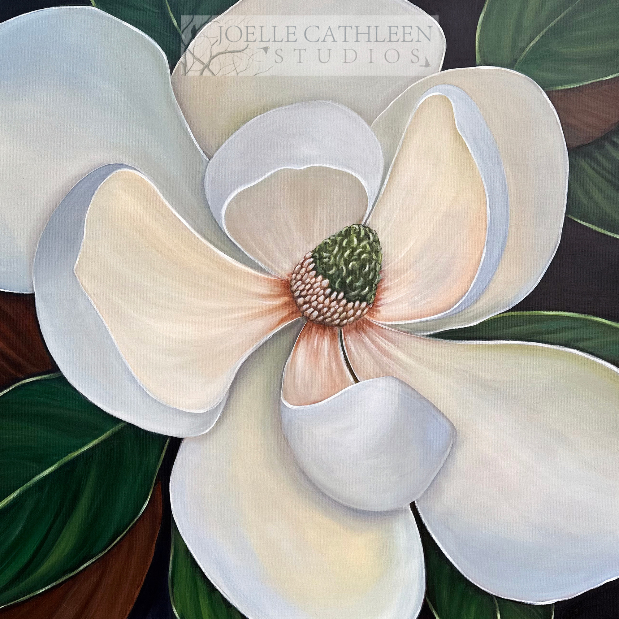 magnolia flower painting