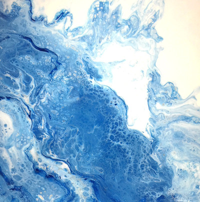  "Blue & White"  (SOLD)
