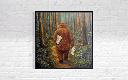 DOES A BEAR ..? (SOLD)