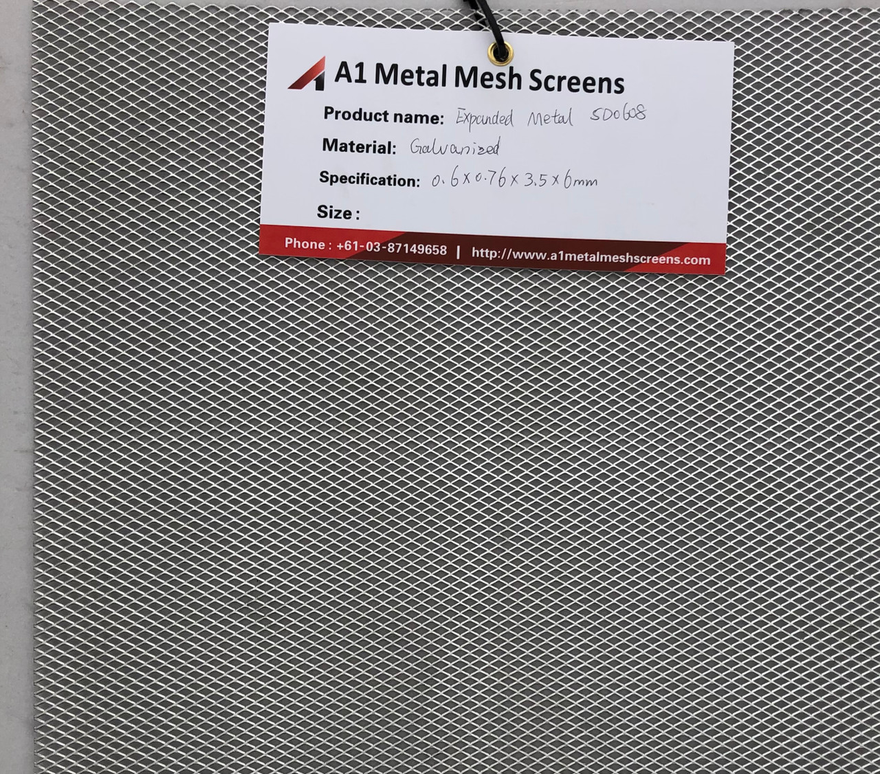 Expanded Metal Mesh - Small diamond mesh - A1 Metal Mesh