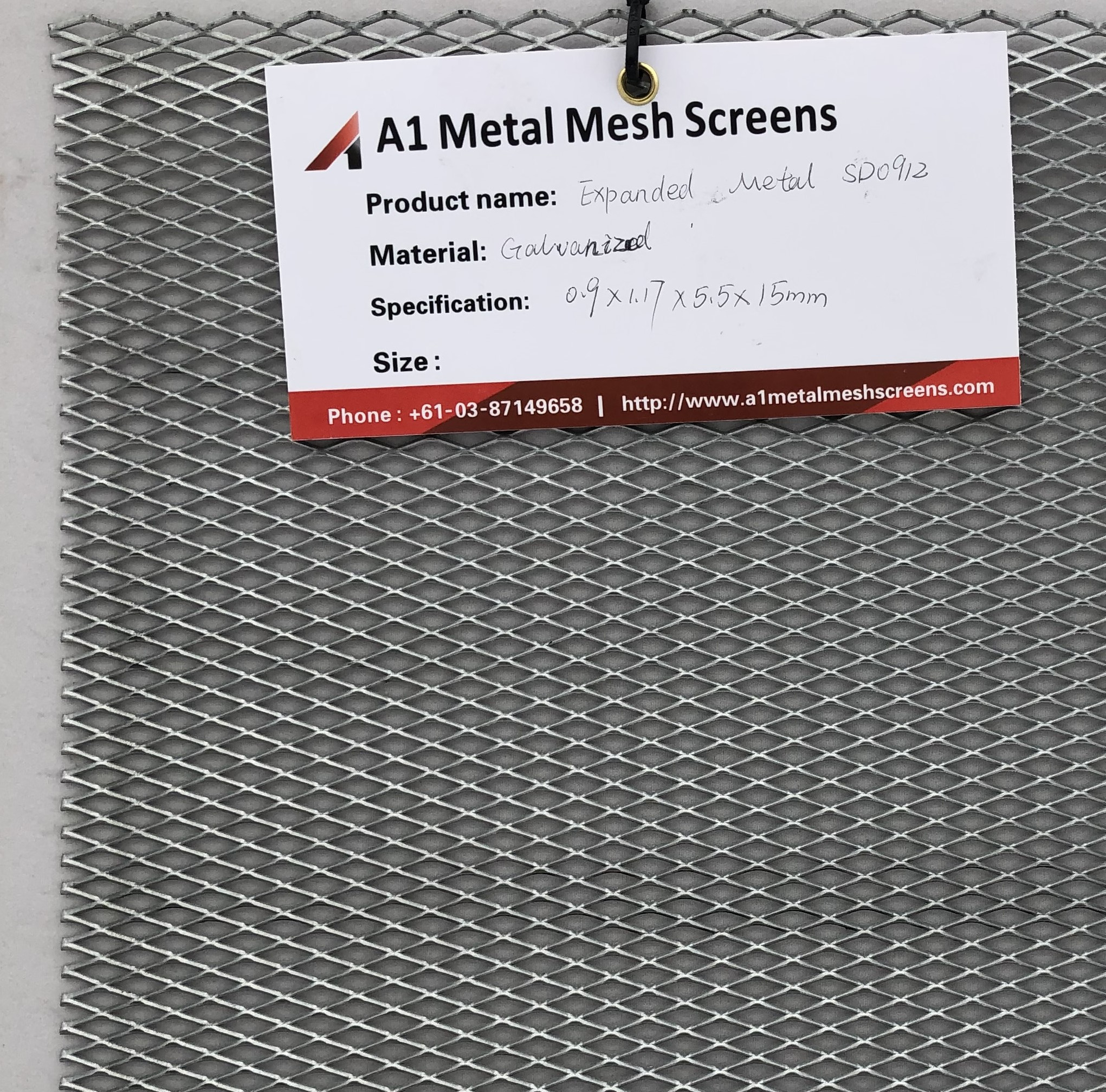 Expanded Metal Mesh - Small diamond mesh - A1 Metal Mesh