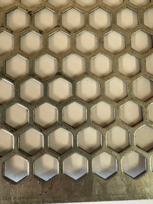 6mm hex hole perforated metal, 6mm honeycomb hole perforated