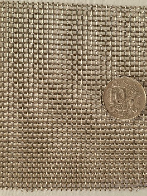 1.98mm, 10 Mesh Stainless Steel, Woven Wire (0.56 mm) is designed for decorative panels, ventilation systems, security infill.