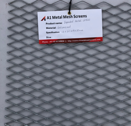 Expanded security mesh, Expanded small diamond mesh, Expanded metal