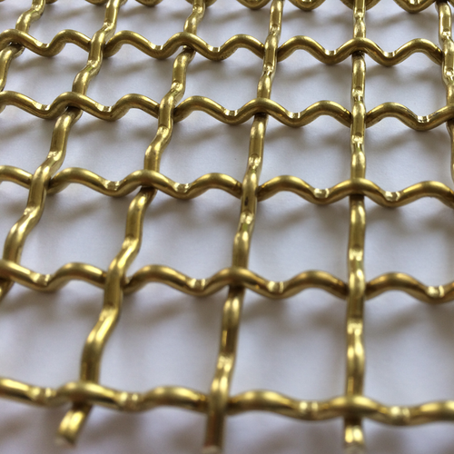 2 mesh Brass wire mesh with 2.0 mm wire diameter and 10.7mm