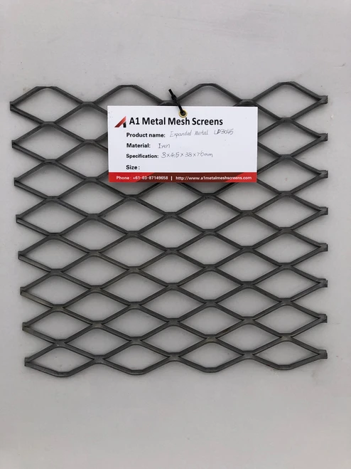 Expanded security mesh, Expanded small diamond mesh, Expanded metal