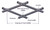Expanded security mesh, Expanded small diamond mesh, Expanded metal