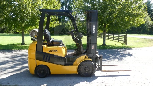 2012 Hamech / Clark 5000 Lb Propane Forklift w/ Side Shift & New Tires