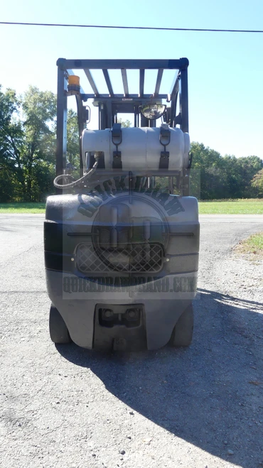 $7,500 2018 5,000 Lb Capacity Propane Forklift Nissan K25 Engine w/ Side Shift 899 Hours
