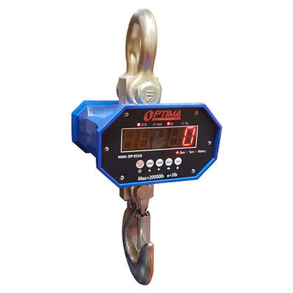 Optima Heavy-Duty LED Crane Scale 10000lbs