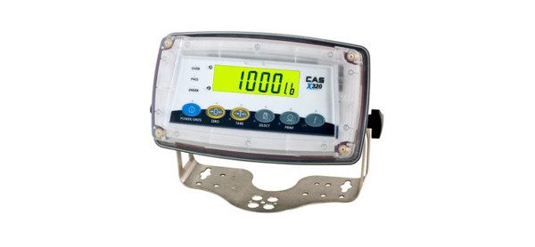 CAS X320B SERIES DIGITAL WASHDOWN INDICATOR, BATTERY POWERED, NTEP