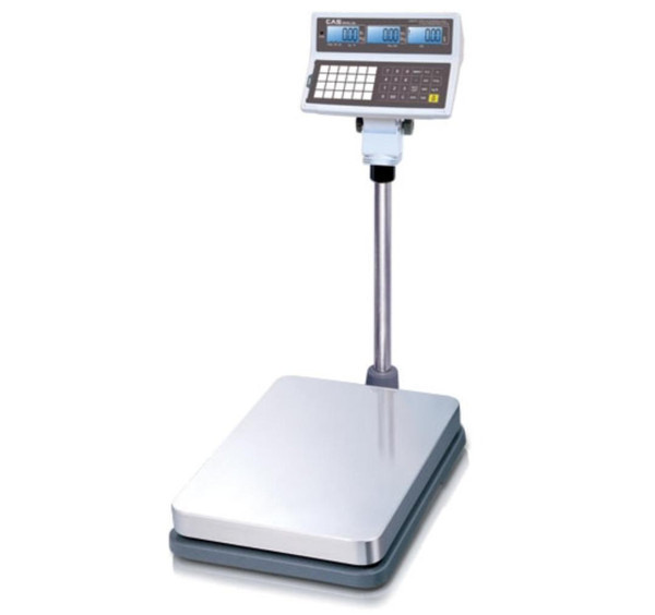 CAS EB-60 DUAL RANGE PRICE COMPUTING SCALE, 30/60 LB X 0.01/0.02 LB, NTEP