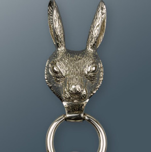 Nickel Hare Door Knocker