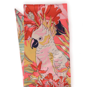 Cockatoo Satin Neck Scarf- Powder Cockatoo Satin Neck Scarf- Powder