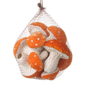 Bag Of Velvet Spotted Orange Toad Stools Bag Of Velvet Spotted Orange Toad Stools