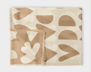 Large Heart Print Scarf- Katie Loxton Large Heart Print Scarf- Katie Loxton
