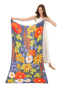 Nordic Meadow Floral Print Scarf - Powder Design Nordic Meadow Floral Print Scarf - Powder Design