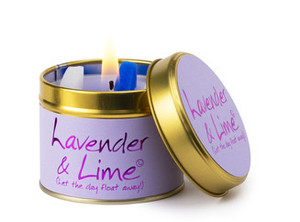 Lavender & Lime Candle Tin - Lily Flame Lavender & Lime Candle Tin - Lily Flame