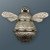 Nickel Bumble Bee Door Knocker